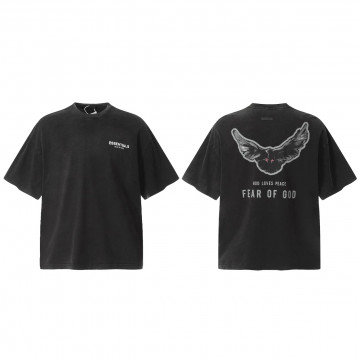 [FearofGod] 피어오브갓 블랙 버드 워싱 반팔 티셔츠