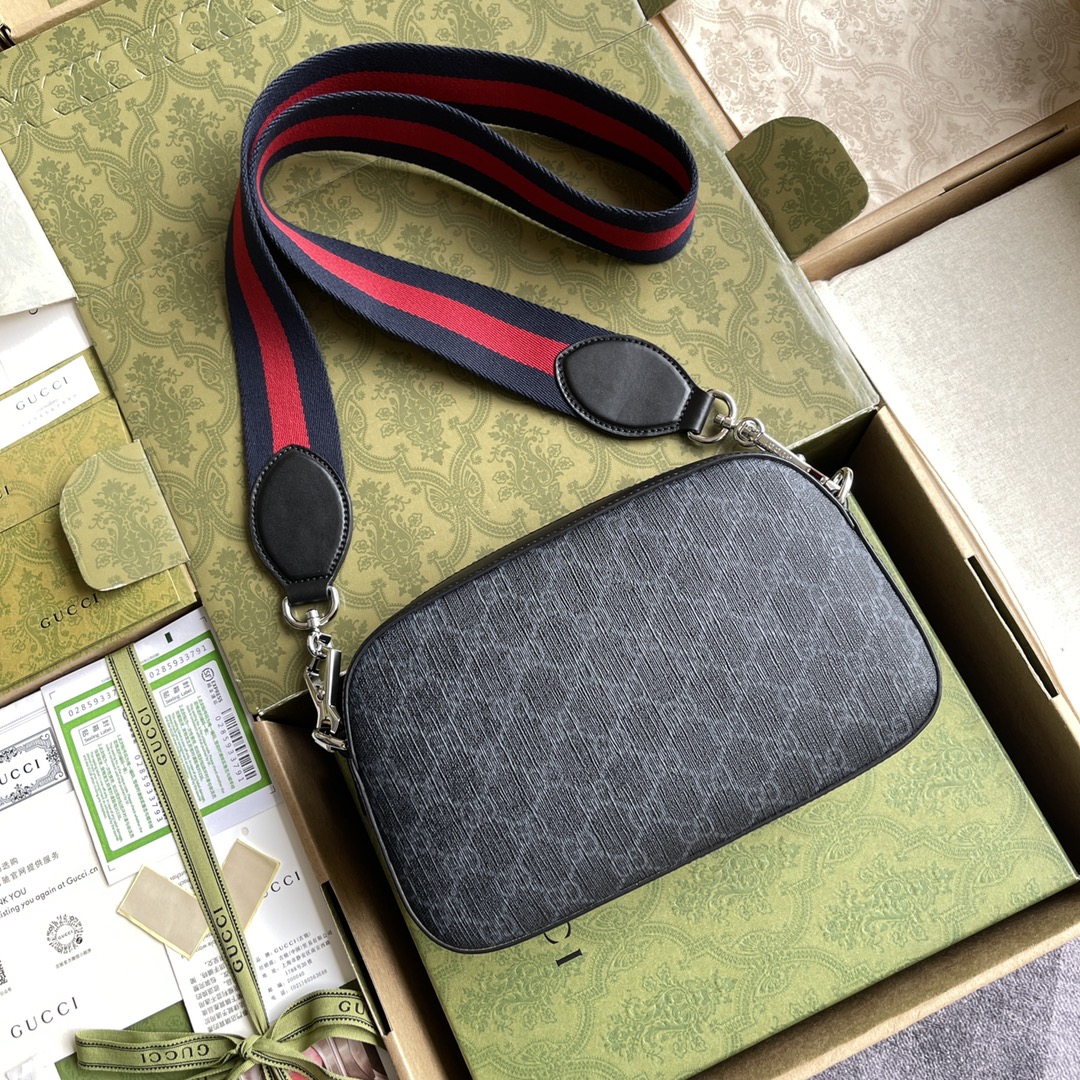 [Gucci] 구찌 GG 숄더백 블랙 그레이
