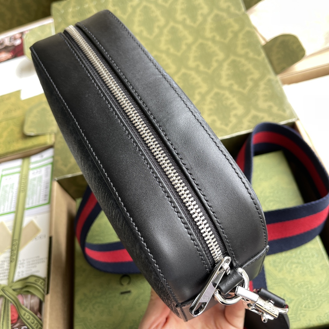 [Gucci] 구찌 GG 숄더백 블랙 그레이