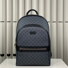 [Gucci] 구찌 블랙 수프림 GG 디테일 백팩