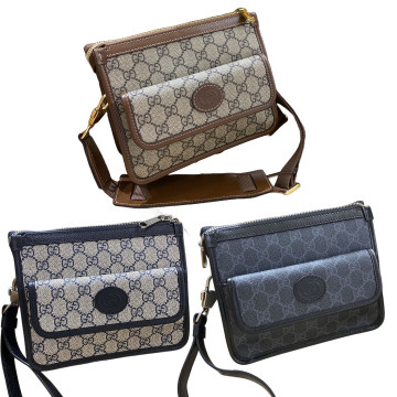 [Gucci] 구찌 GG 레트로 인터로킹 메신저백