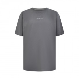 [Balenciaga] 발렌시아가 리플렉티브 로고 티셔츠