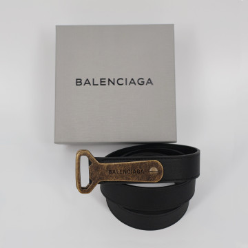 [Balenciaga] 발렌시아가 오프너 D 링 레더 벨트
