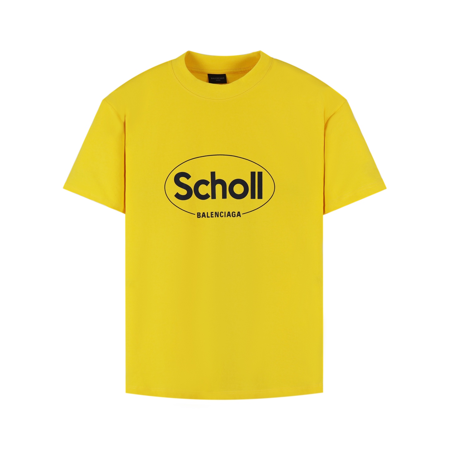 [Balenciaga] 발렌시아가 scholl 로고 프린팅 반팔 티셔츠