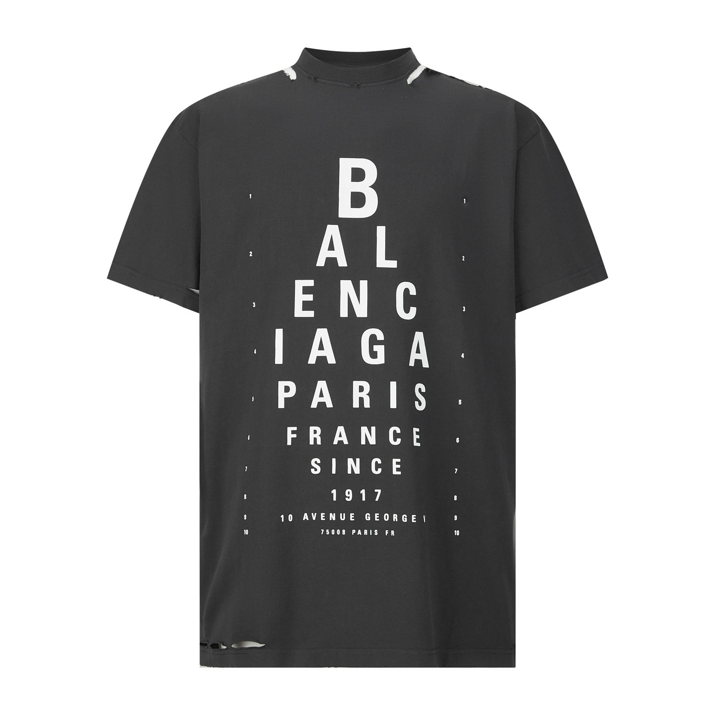 [Balenciaga] 발렌시아가 옵티컬 코튼 티셔츠