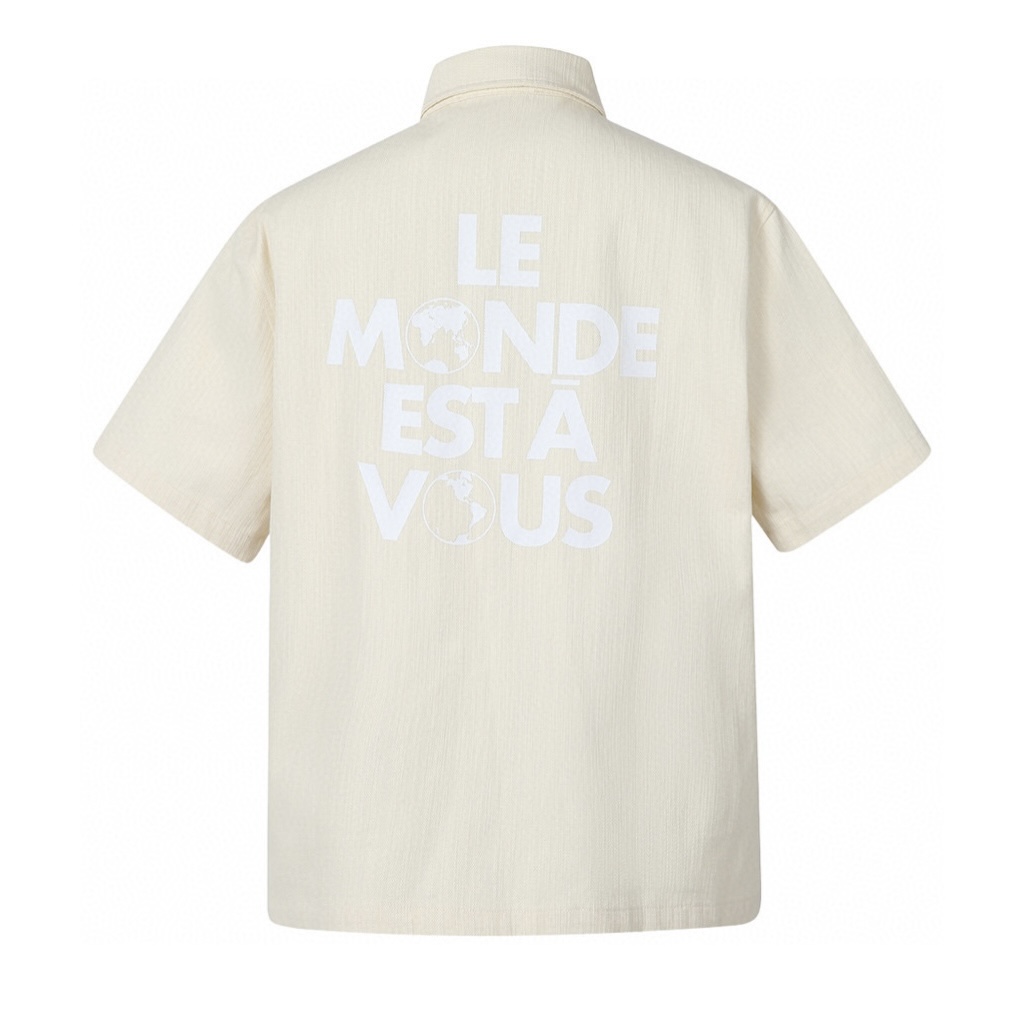 [LOUISVUITTON] 루이비통 모노그램 슬리브 포켓 셔츠