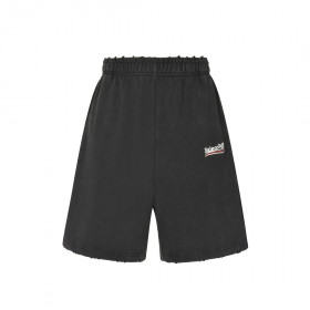 [Balenciaga] 발렌시아가 웨이브로고 디스트로이드 숏 팬츠
