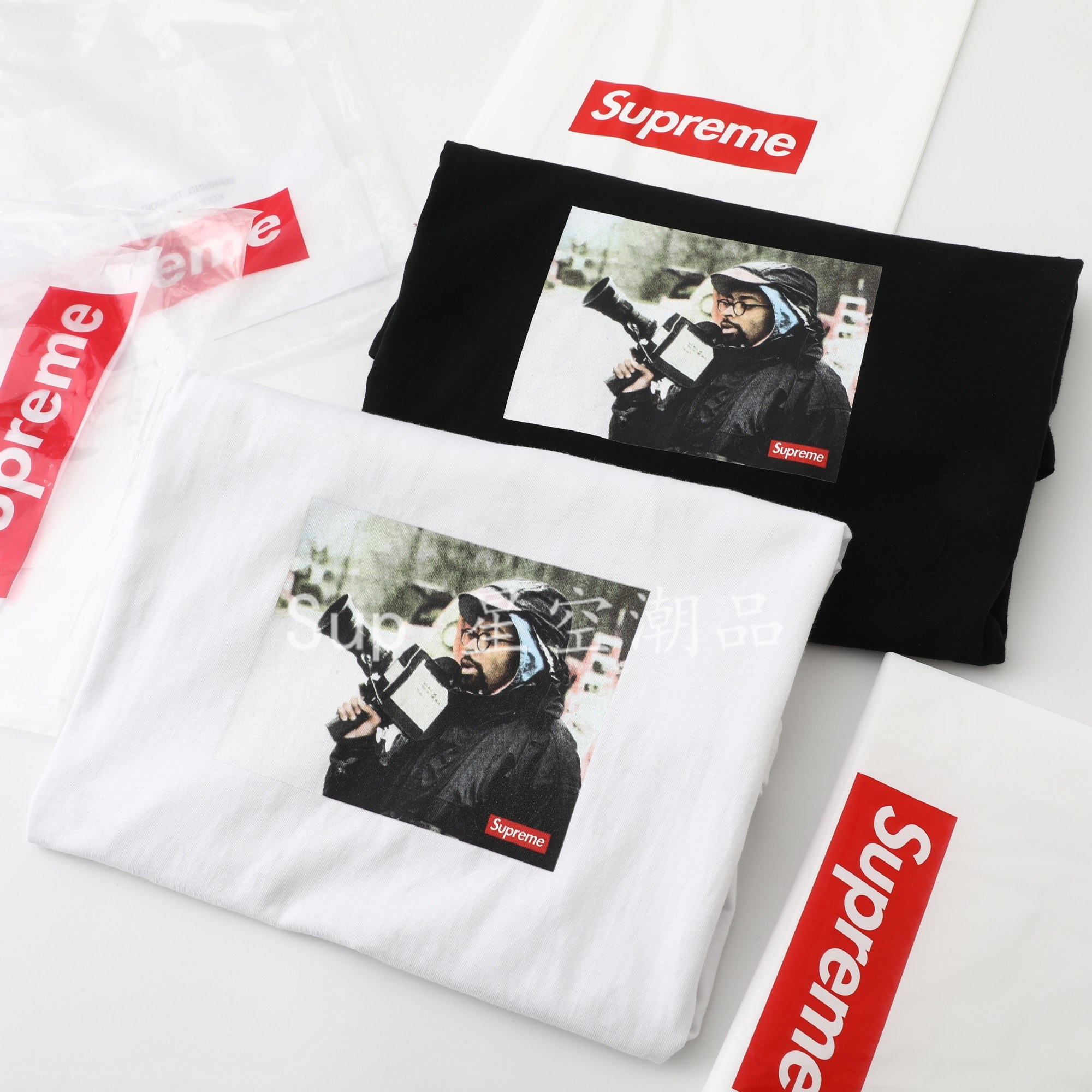 [Supreme] 슈프림 x 40 ACRES 스파이크 티셔츠