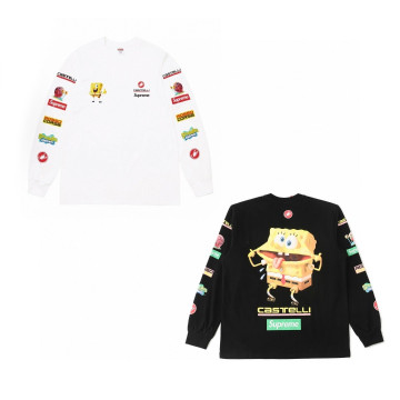 [Supreme] 슈프림 x 스폰지밥 카스텔리 레이싱 롱슬리브