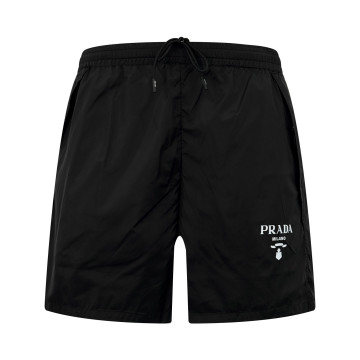 [PRADA] 프라다 로고 프린팅 나일론 쇼츠