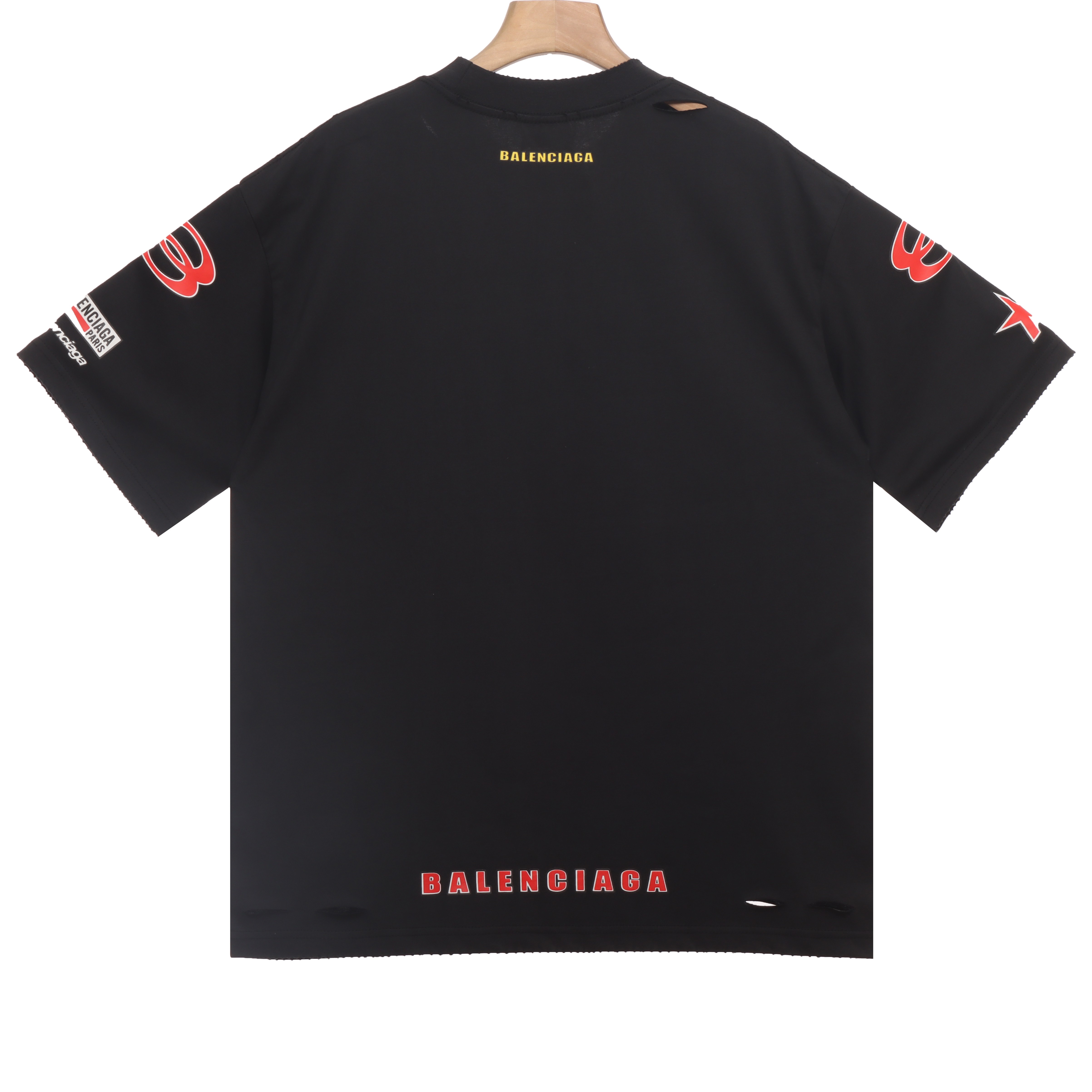 [Balenciaga] 발렌시아가 스폰서 로고 오버사이즈 티셔츠