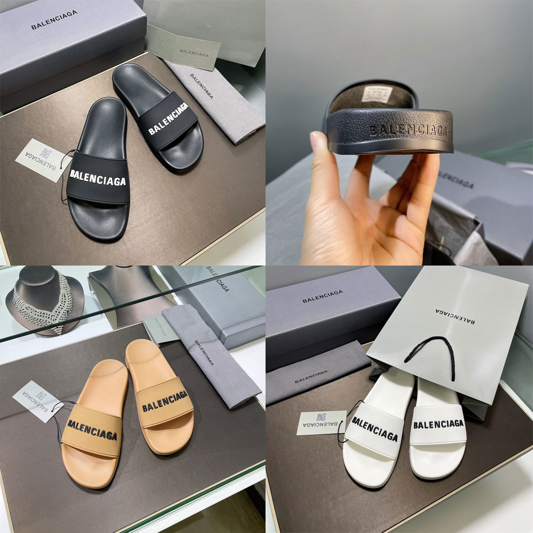 [Balenciaga] 발렌시아가 클래식 로고 슬라이드 -3Color