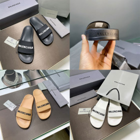 [Balenciaga] 발렌시아가 클래식 로고 슬라이드 -3Color