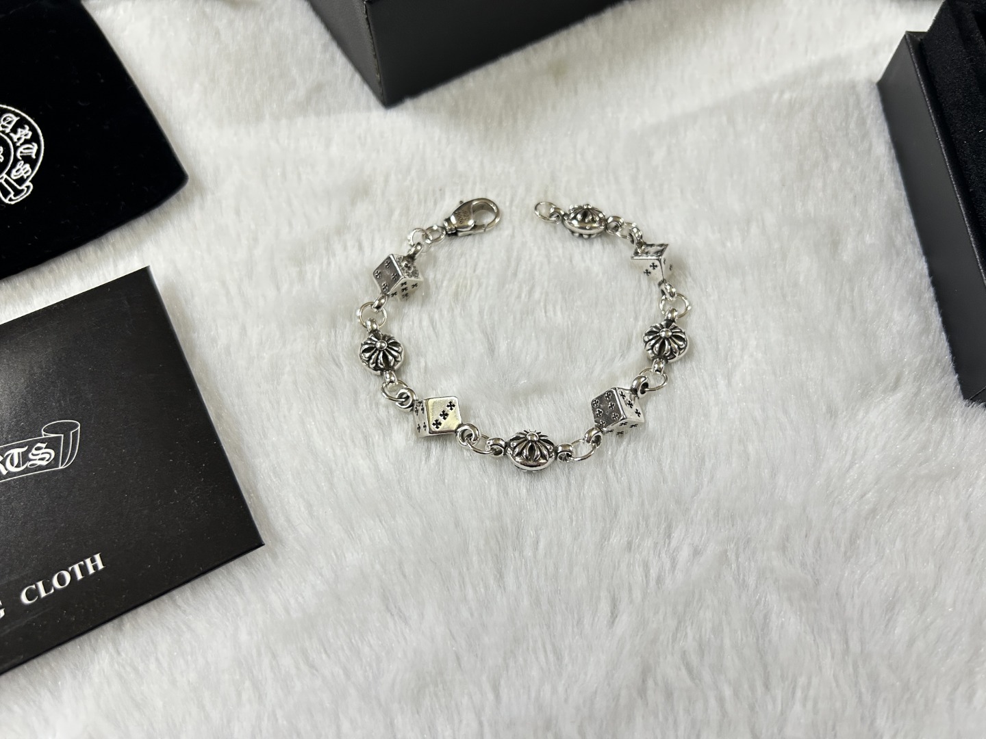 [ChromeHearts] 크롬하츠 실버925 다이스 브레이슬릿 팔찌