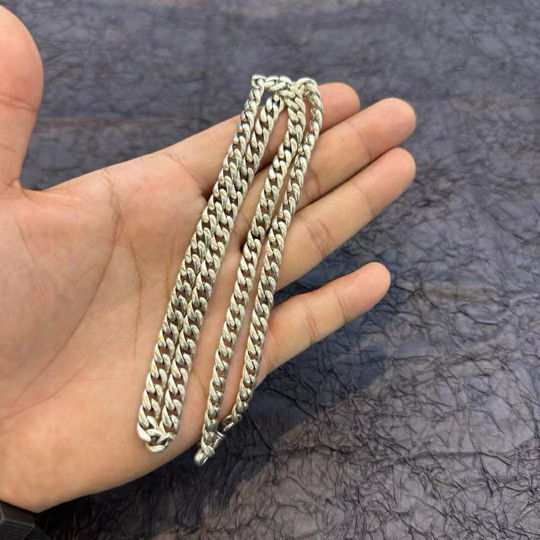 [ChromeHearts] 크롬하츠 클래식 레트로 플랫 목걸이