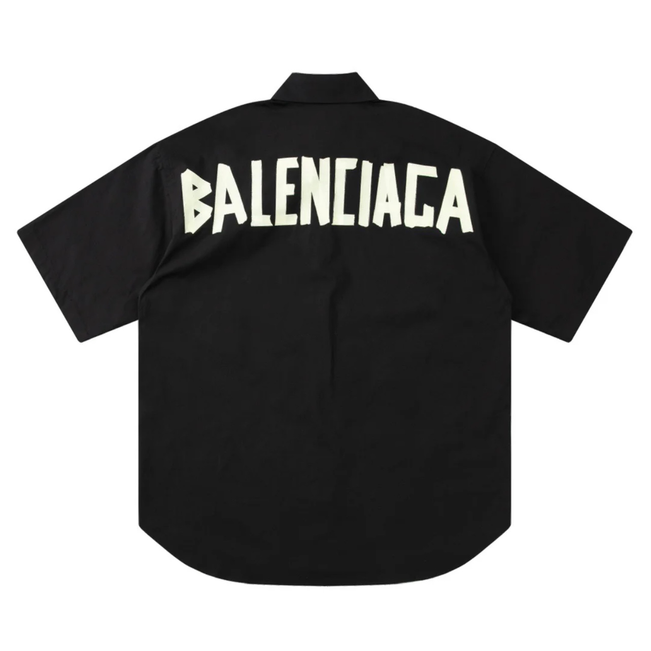 [Balenciaga] 발렌시아가 테이프 타입 숏슬리브 셔츠