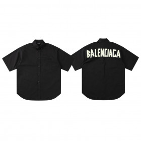 [Balenciaga] 발렌시아가 테이프 타입 숏슬리브 셔츠