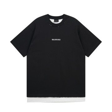 [BALENCIAGA] 발렌시아가 백 더블 티셔츠