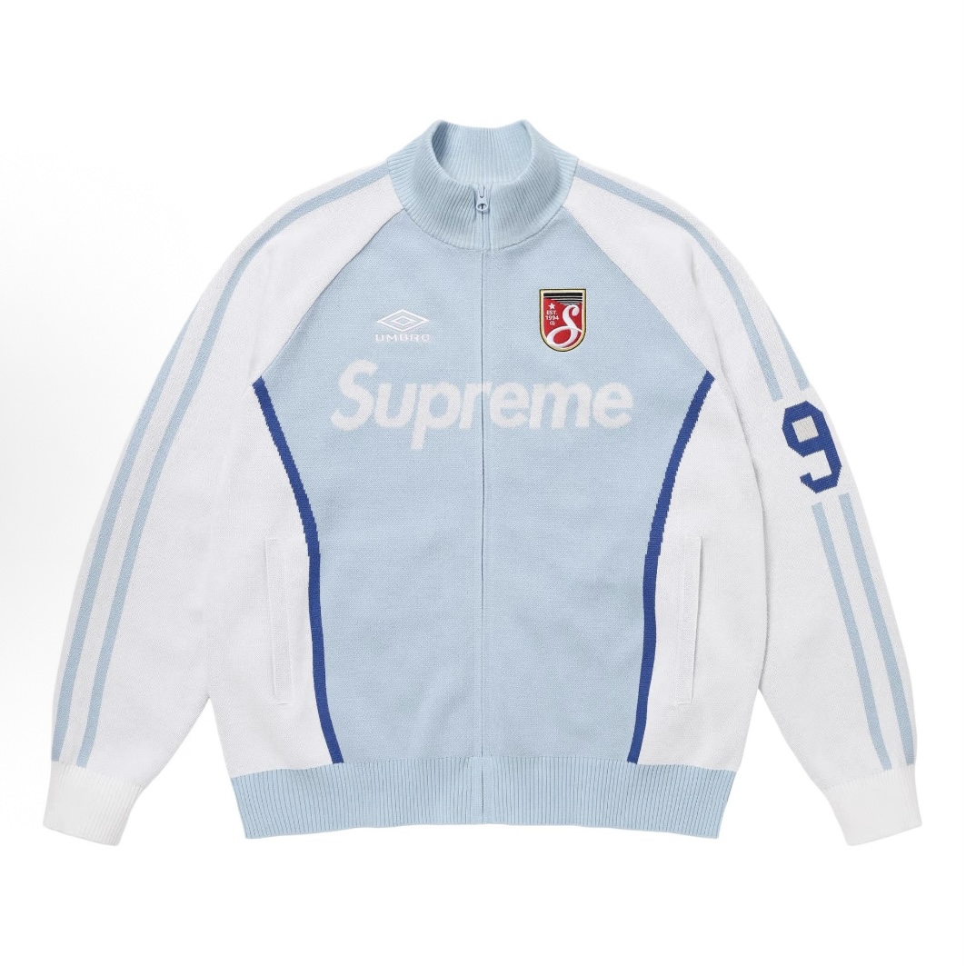 [Supreme] 슈프림 x 엄브로 집업 스웨터