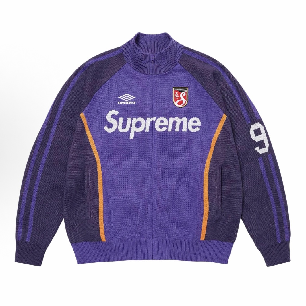 [Supreme] 슈프림 x 엄브로 집업 스웨터