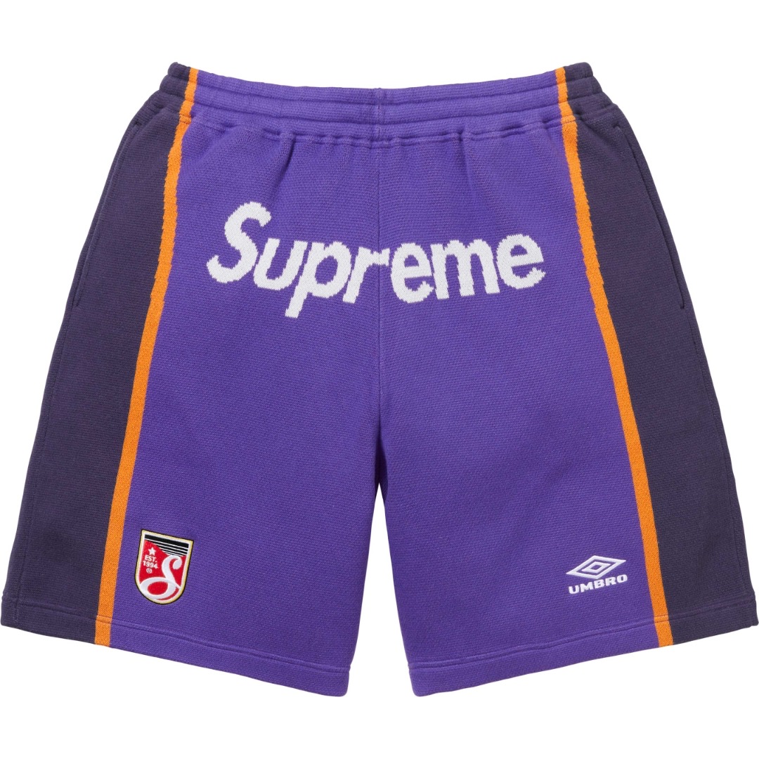 [Supreme] 슈프림 x 엄브로 니트 사커 쇼츠