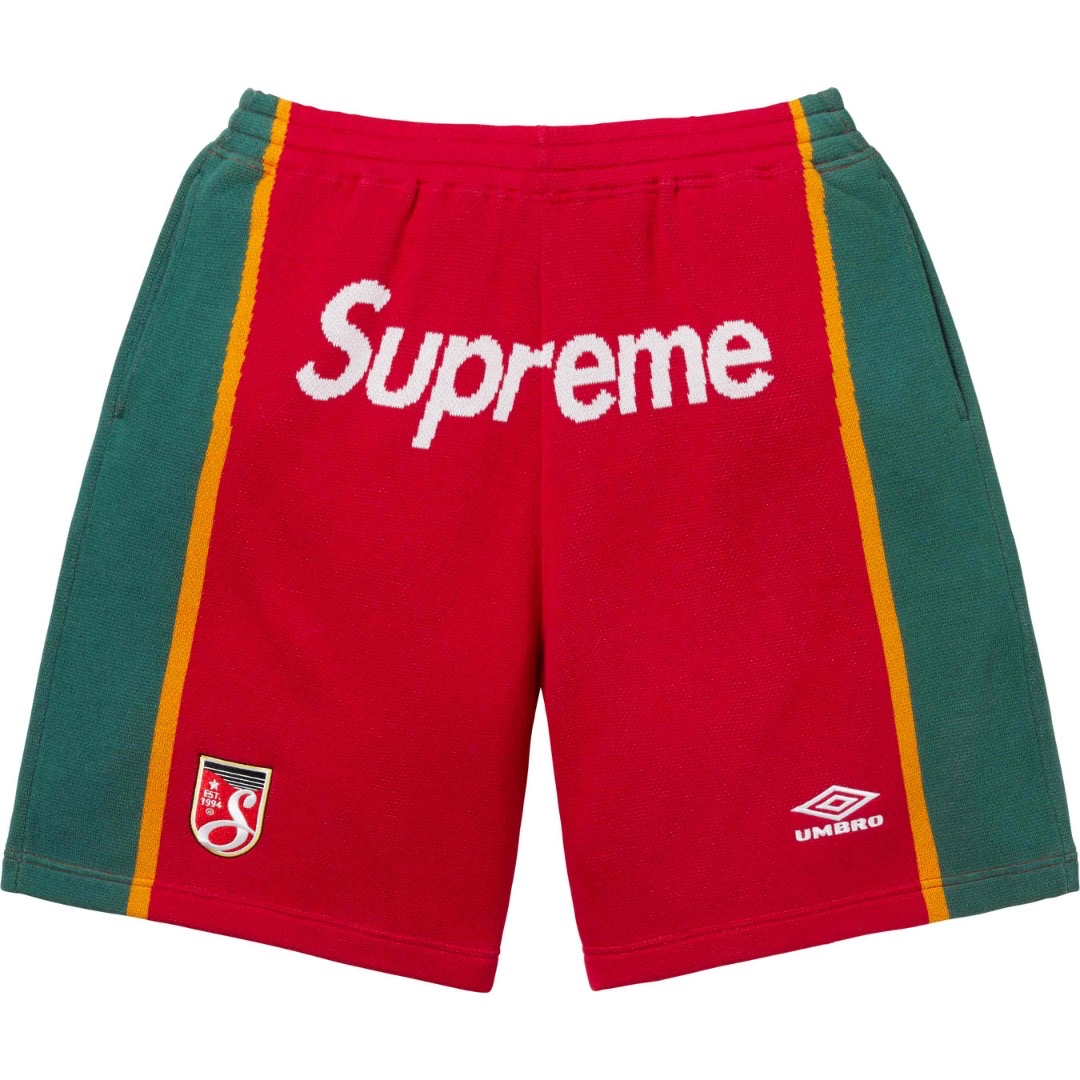 [Supreme] 슈프림 x 엄브로 니트 사커 쇼츠