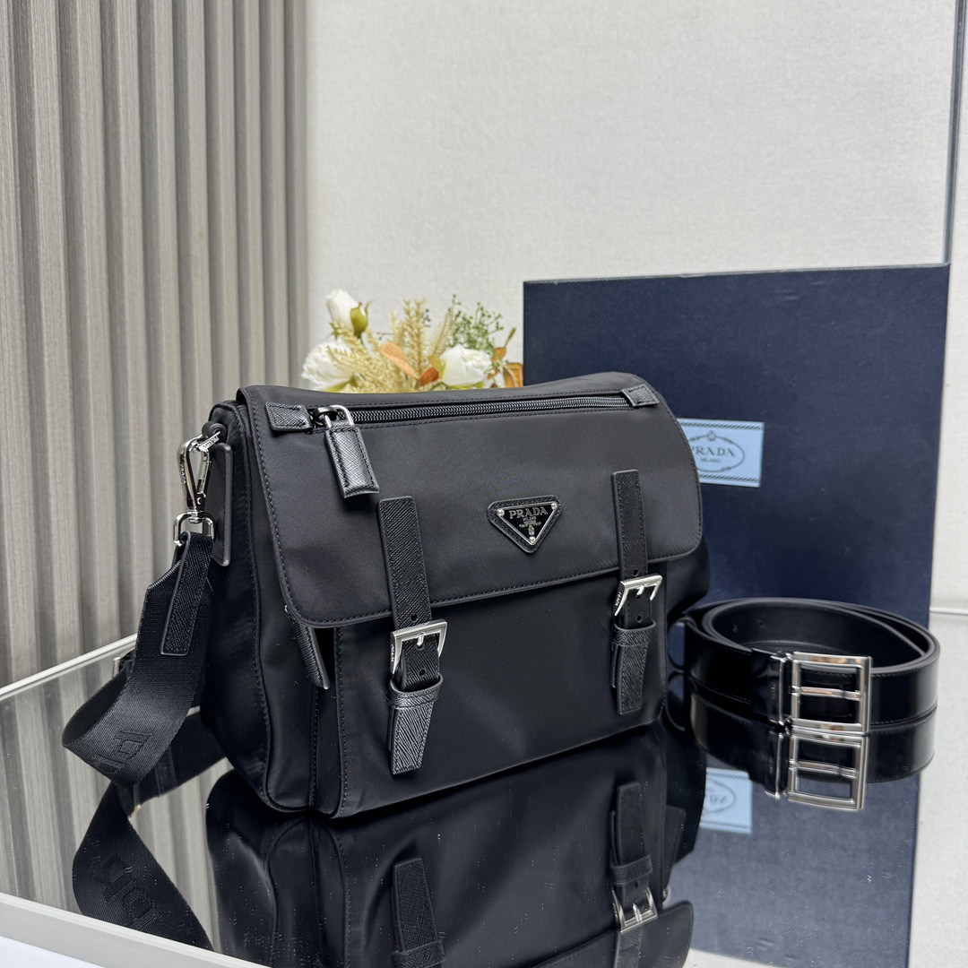 [Prada] 프라다 리나일론 숄더백