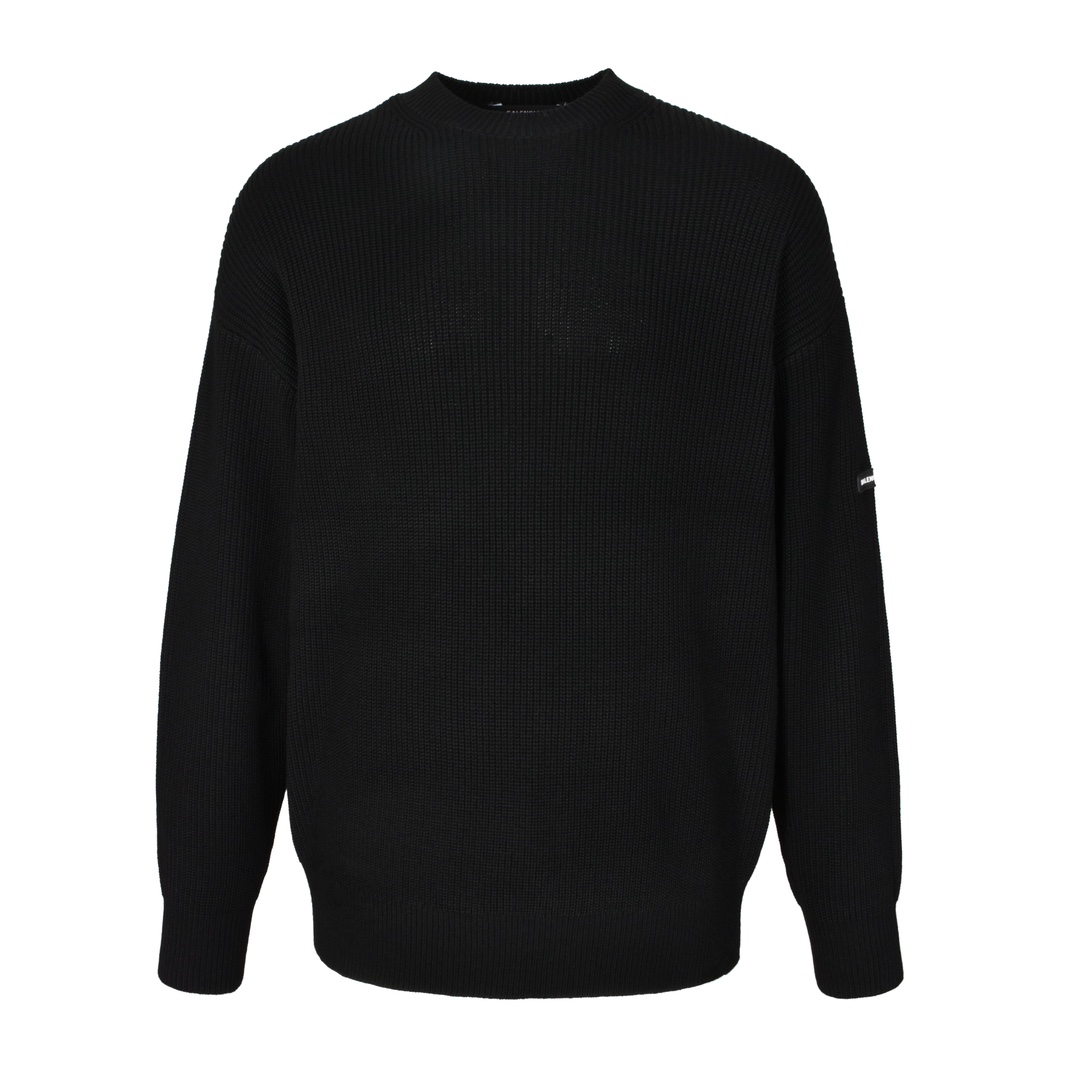 [BALENCIAGA] 발렌시아가 로고 슬리브 울 니트