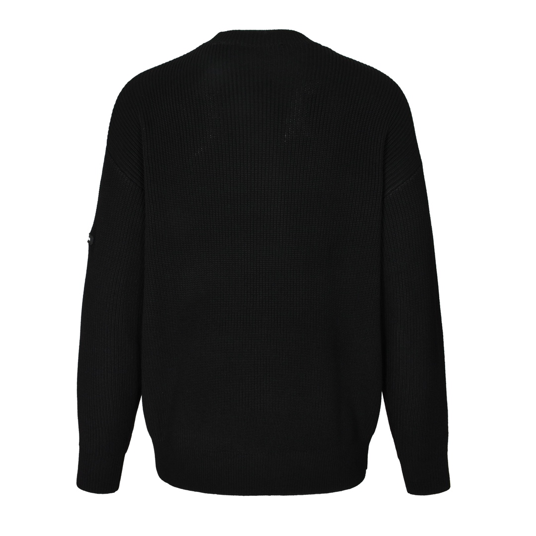 [BALENCIAGA] 발렌시아가 로고 슬리브 울 니트