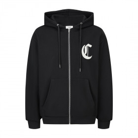 [Celine] 셀린느 로고 자수 풀집업 후디