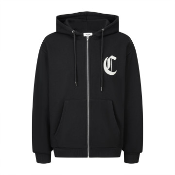 [Celine] 셀린느 로고 자수 풀집업 후디