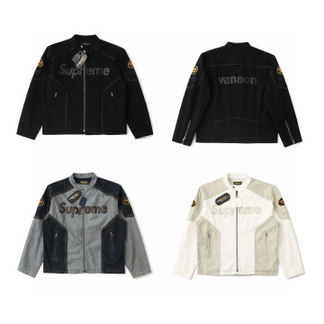 [Supreme] 슈프림 x 밴슨 레더스 코듀라 코튼 자켓