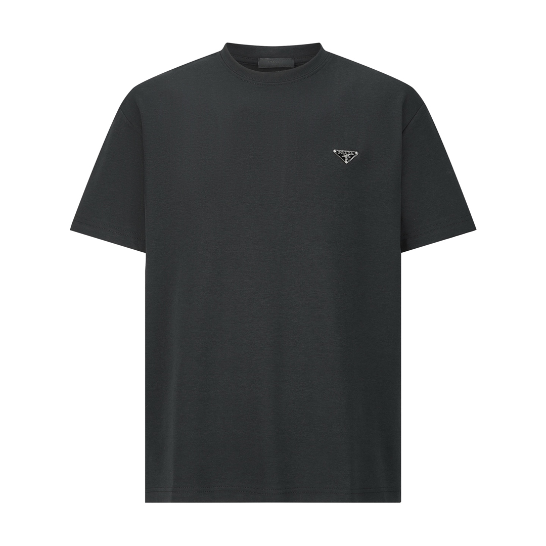 [Prada] 프라다 삼각 로고 크루넥 반팔티셔츠 -2Color