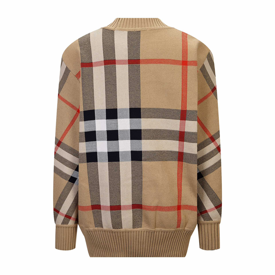 [Burberry] 버버리 체크 울 블렌드 가디건