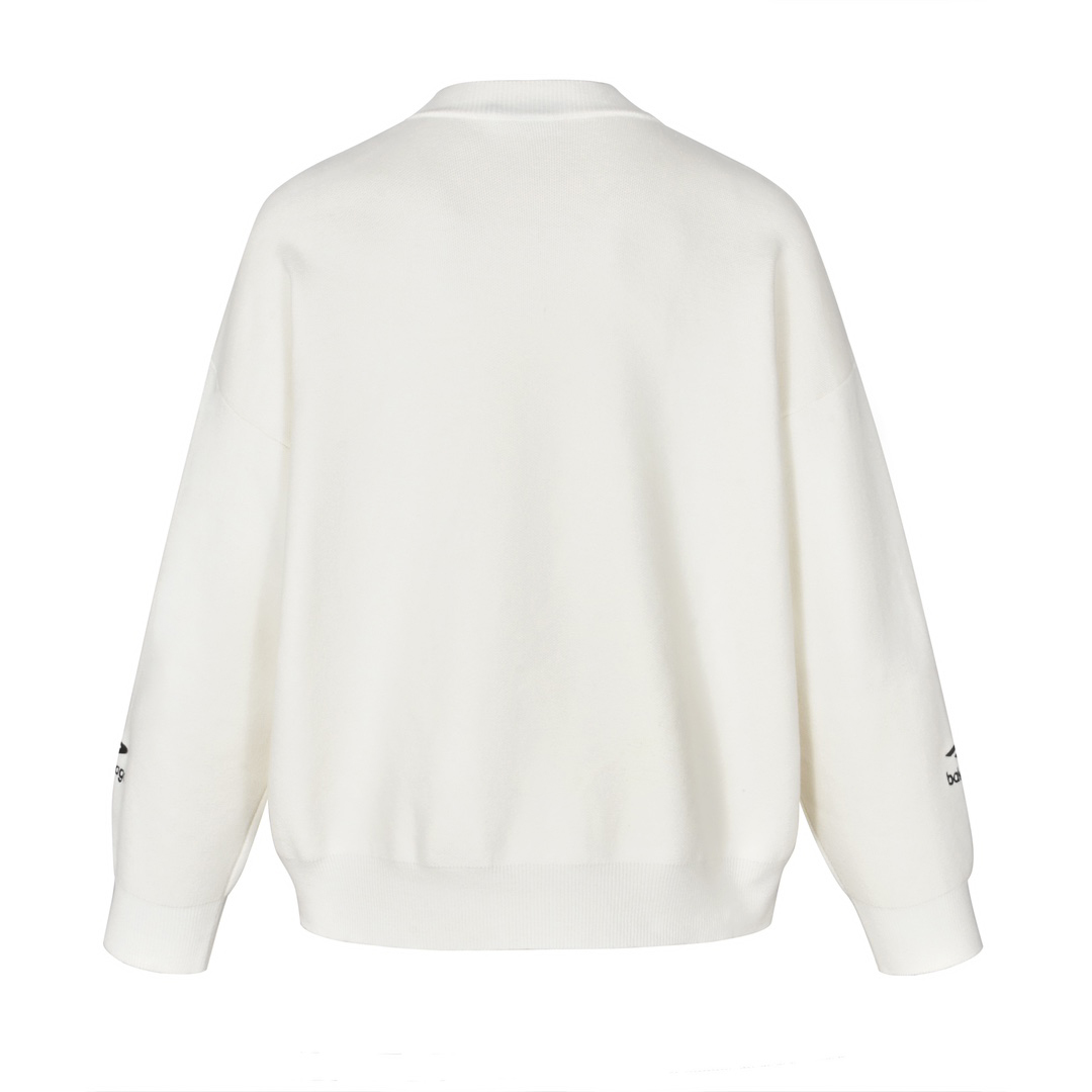 [Balenciaga] 발렌시아가 3B 로고 크루넥 니트웨어