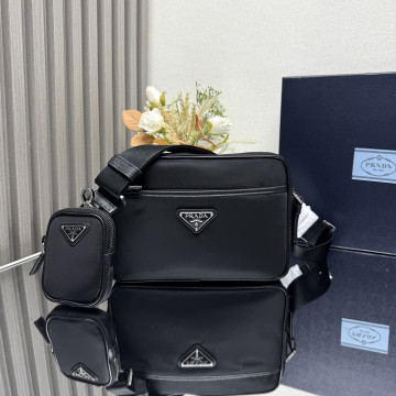 [Prada] 프라다 리나일론 렉탱글 숄더백