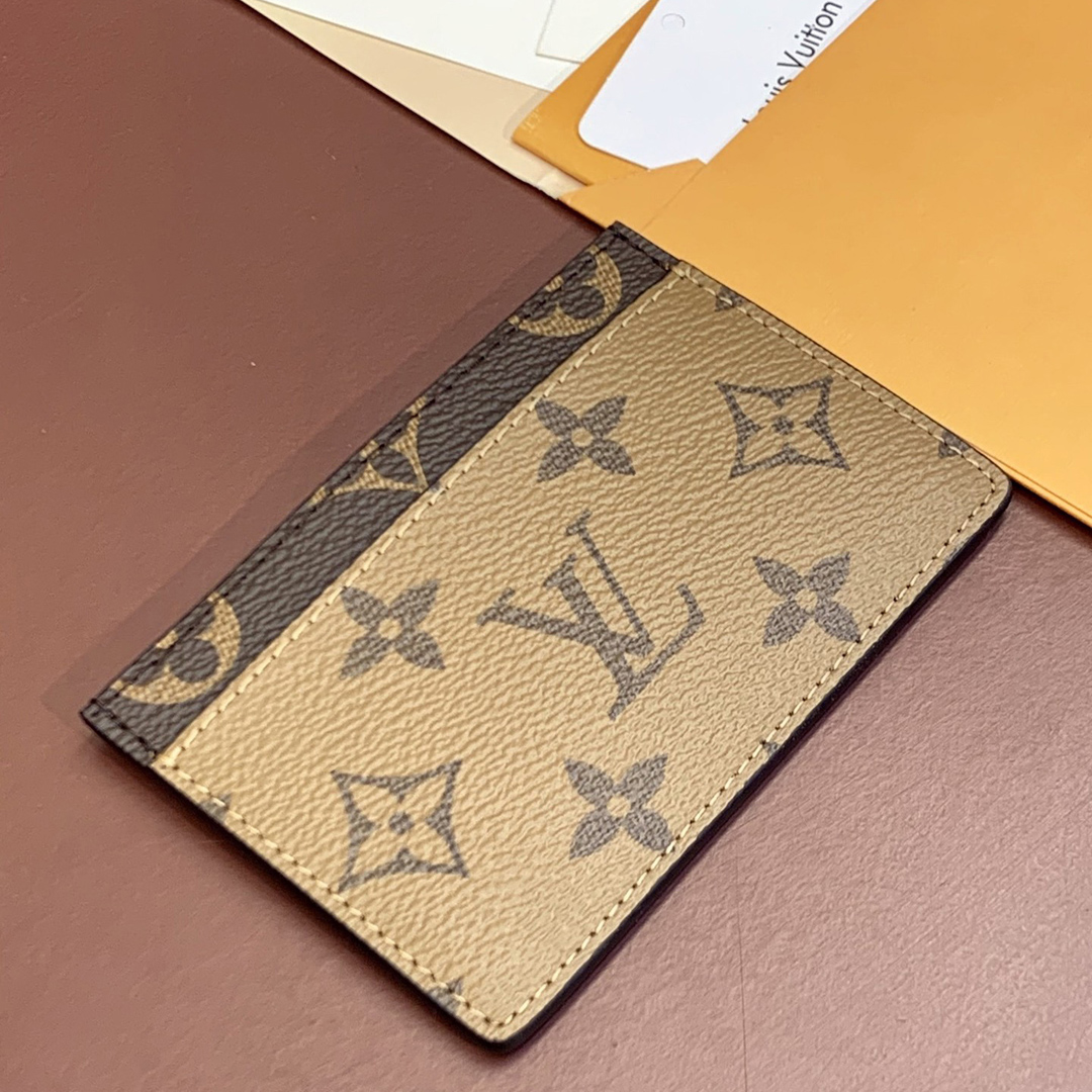 [LouisVuitton] 루이비통 모노그램 리버스 캔버스 카드 홀더