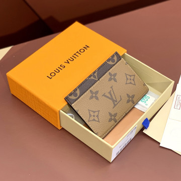 [LouisVuitton] 루이비통 모노그램 리버스 캔버스 카드 홀더