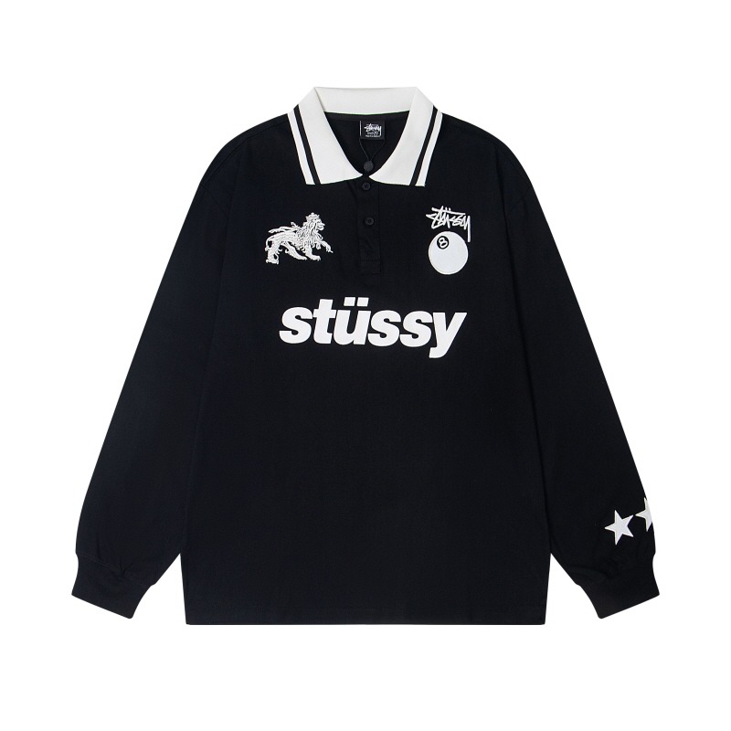 [Stussy] 스투시 월드투어 로고 폴로 티셔츠
