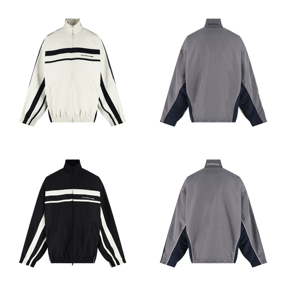 [BALENCIAGA] 발렌시아가 50/50 트랙수트 재킷