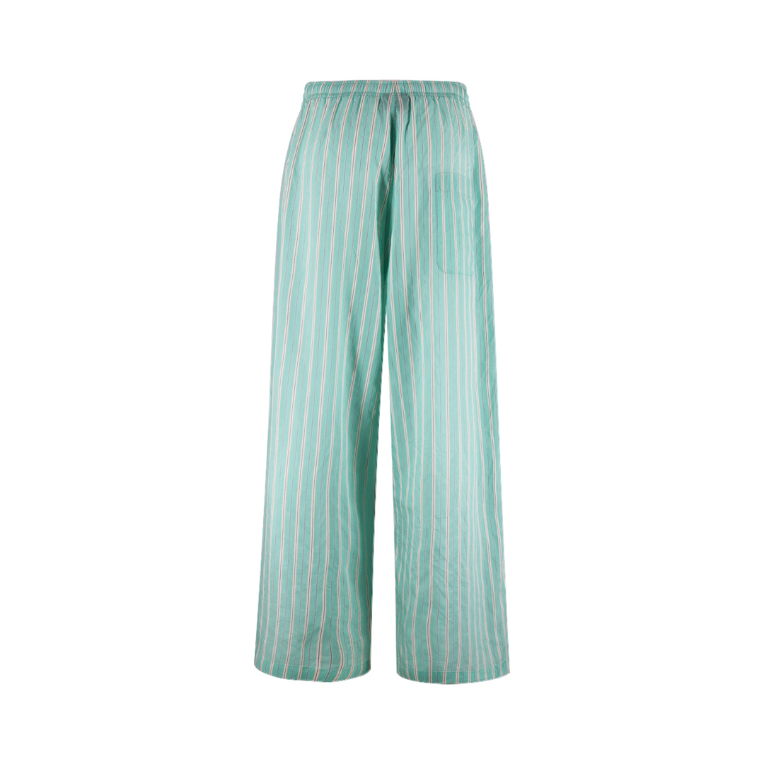 [Balenciaga] 발렌시아가 라지 파자마 팬츠 그린/화이트