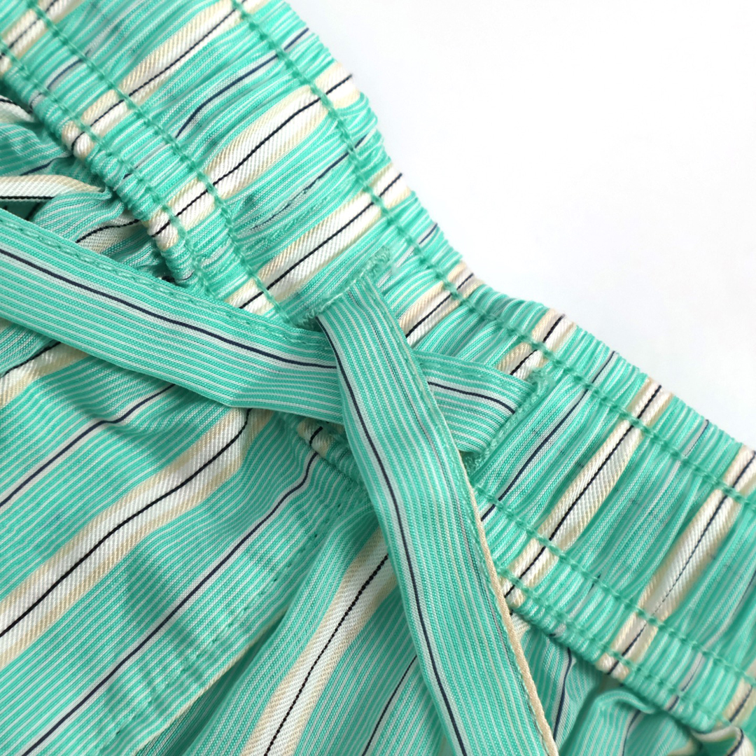 [Balenciaga] 발렌시아가 라지 파자마 팬츠 그린/화이트