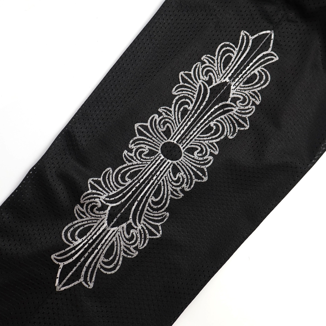 [CHROME HEARTS] 크롬하츠 바시티 로고드 메쉬 팬츠