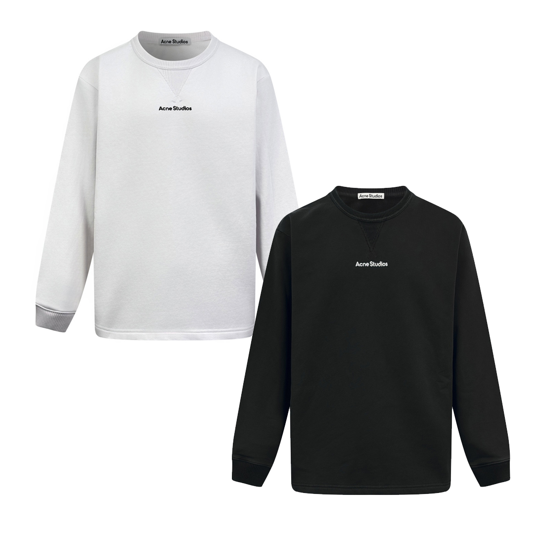 [Acne Studios] 아크네 스튜디오 페어뷰 페이스 크루넥 스웨트셔츠