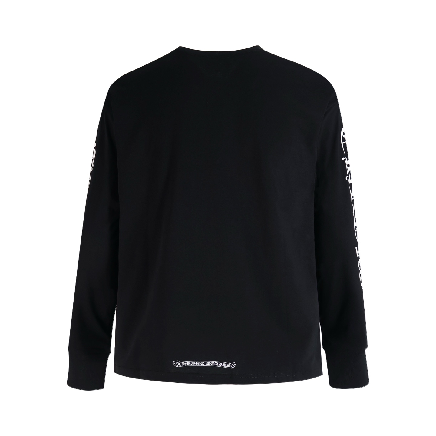 [CHROME HEARTS] 크롬하츠 넥 스크립트 로고 롱슬리브 티셔츠