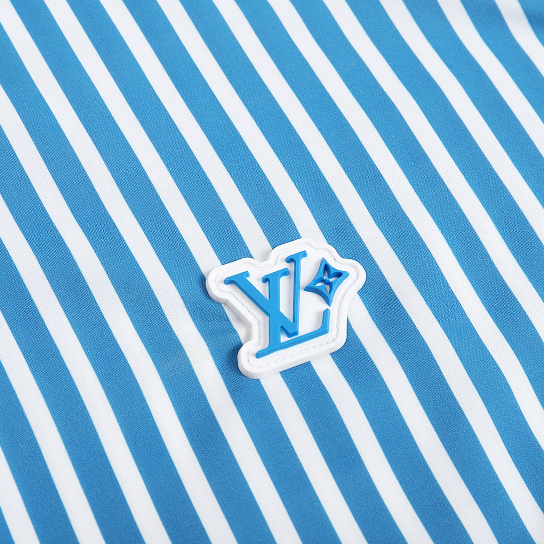 [LOUIS VUITTON] 루이비통 모노그램 패치워크 스트라이프드 셔츠