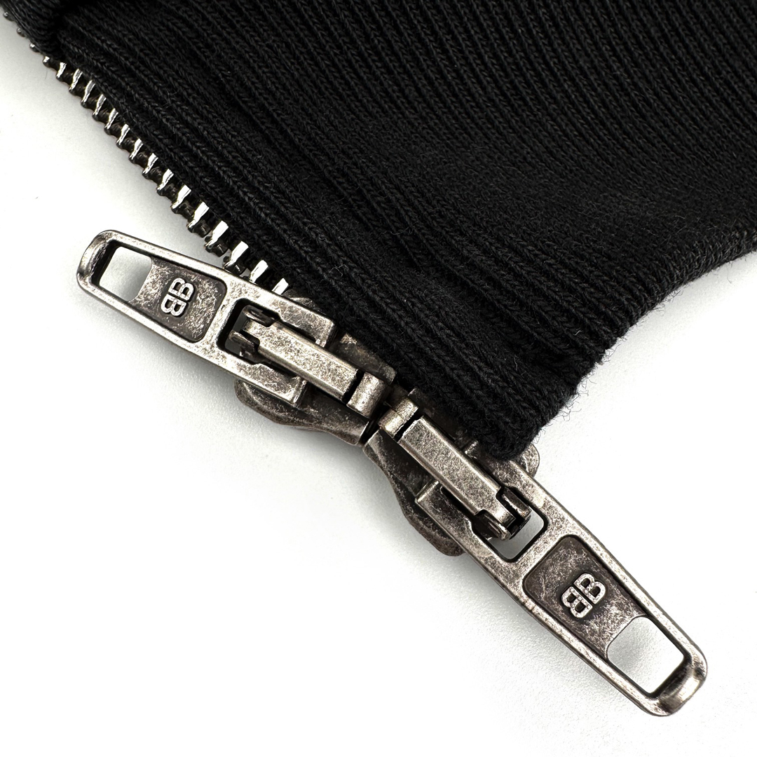 [Balenciaga] 발렌시아가 시큐리티 테이프 로고 라지 집업 후드