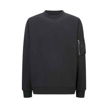 [PRADA] 프라다 로고 크루넥 스웻셔츠