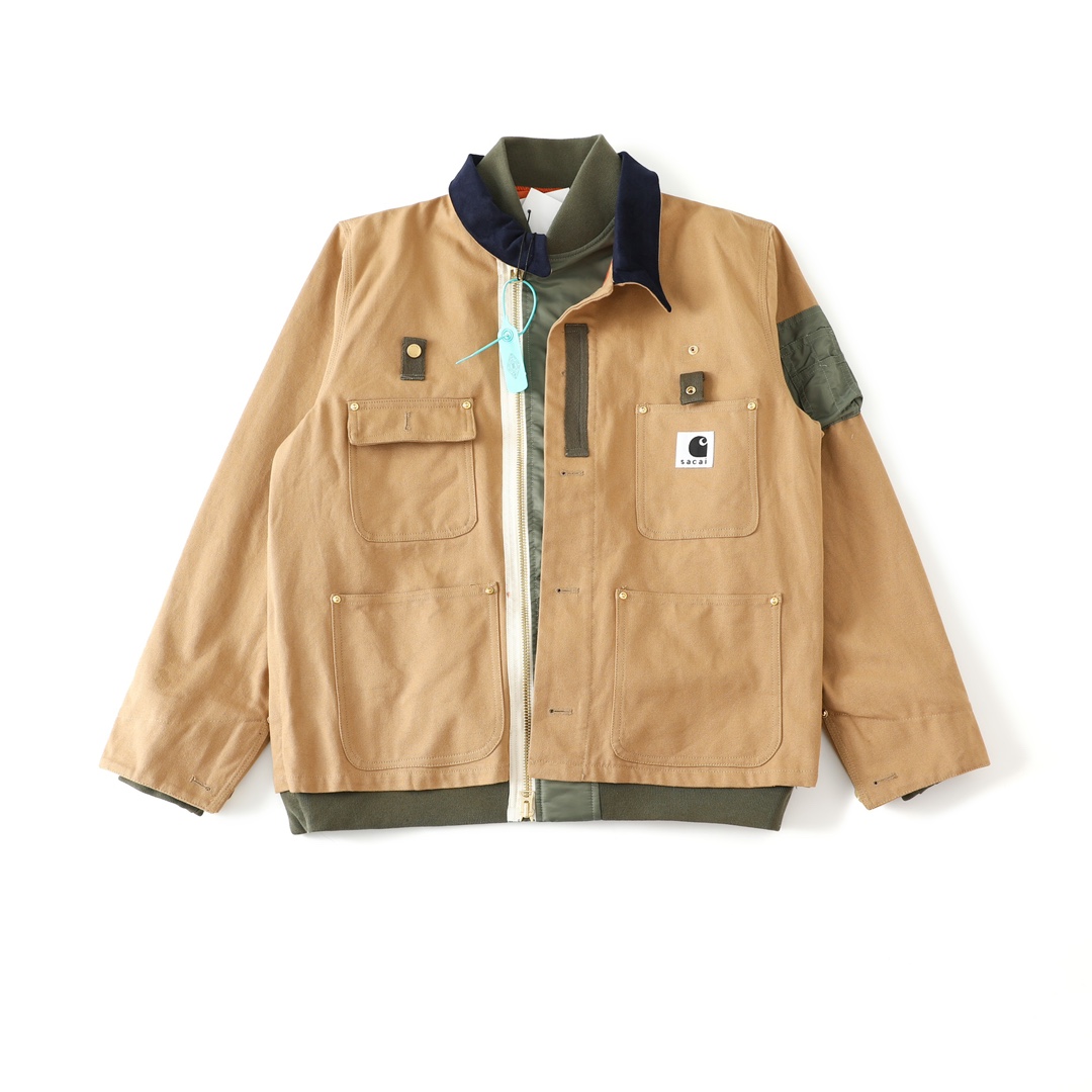 [Carhartt] 사카이 x 칼하트 WIP 캔버스 MA-1 자켓