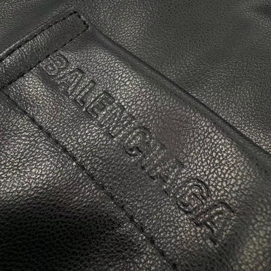 [Balenciaga] 발렌시아가 셔츠 파카 후드 가죽 자켓